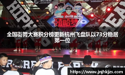 全国街舞大赛积分榜更新杭州飞盘队以73分稳居第一位